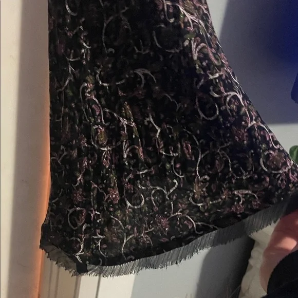 ecate Black and Brown Patterned Long Sleeve Dress - Picture 4 of 9